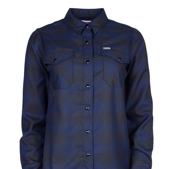Dixxon Flannel Company: Midnight 10Yr Flannel Shirt, Women's MEDIUM, Inc Tag - Picture 1 of 10